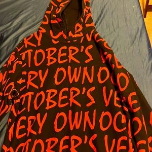Octobers Very Own (DRAKE BRAND) Allover Print Hoody Size XL